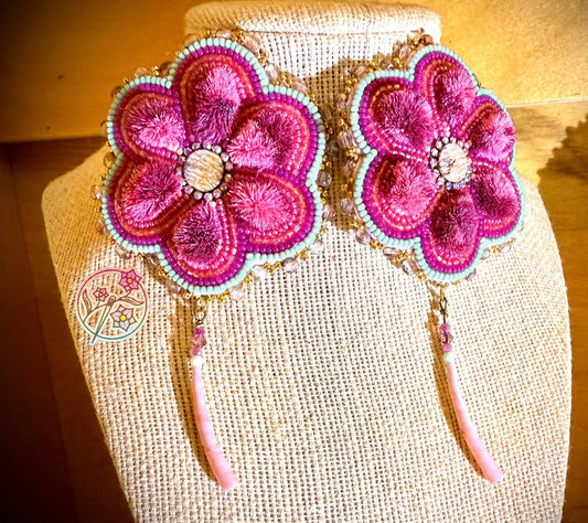 Merlot Abalone earrings