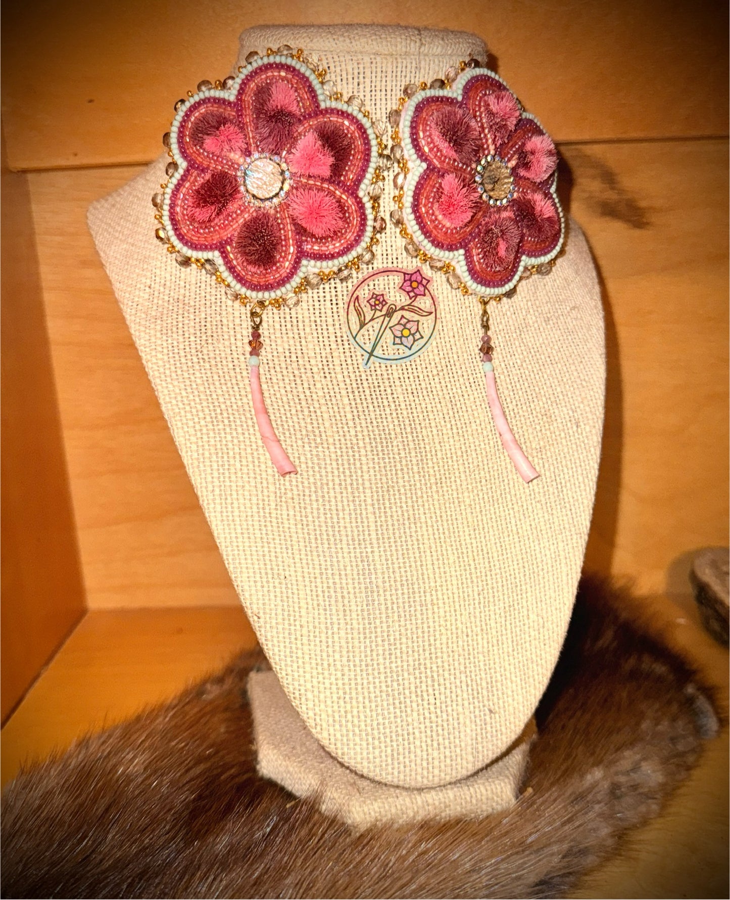 Merlot Abalone earrings